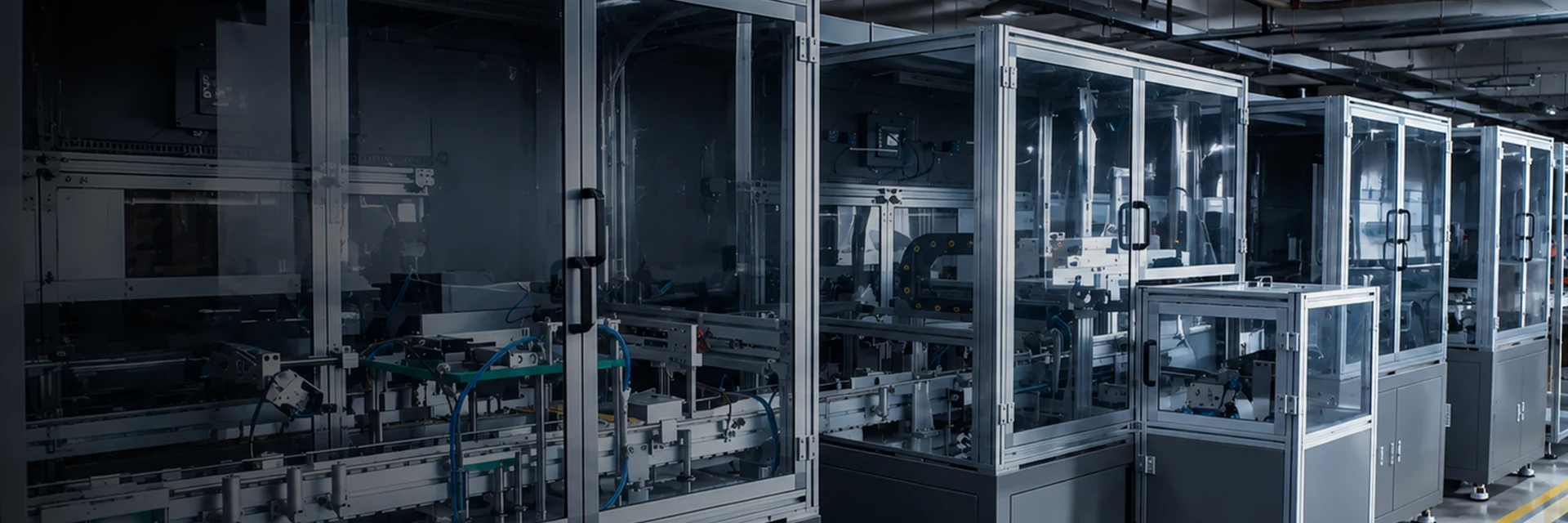 Automated electrical products manufacturing line inside the Talemod factory